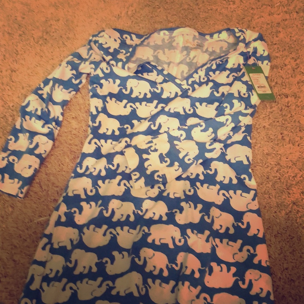 NWT Lilly Pulitzer Christie Dress- Tusk In Sun